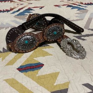 Turquoise and Silver Belt